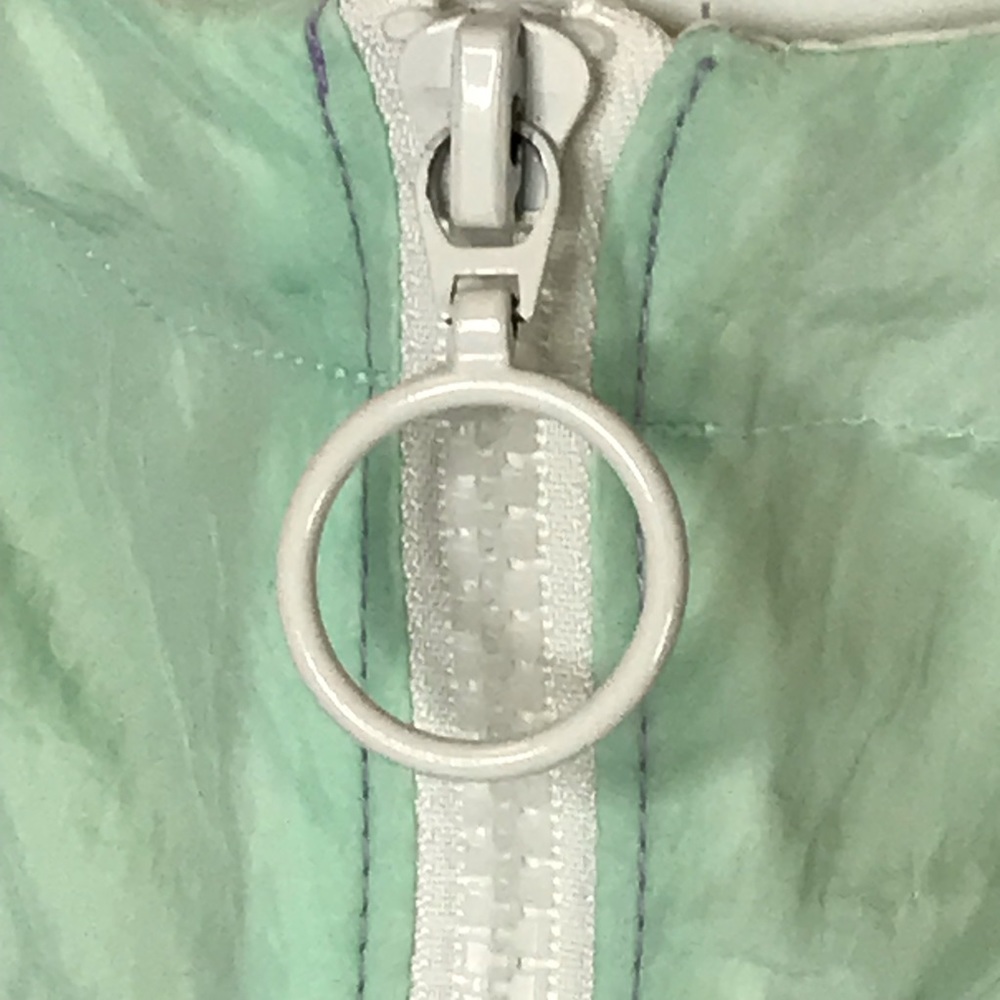 Forever 21 Hooded Color Block Windbreaker Jacket M - Picture 3 of 11